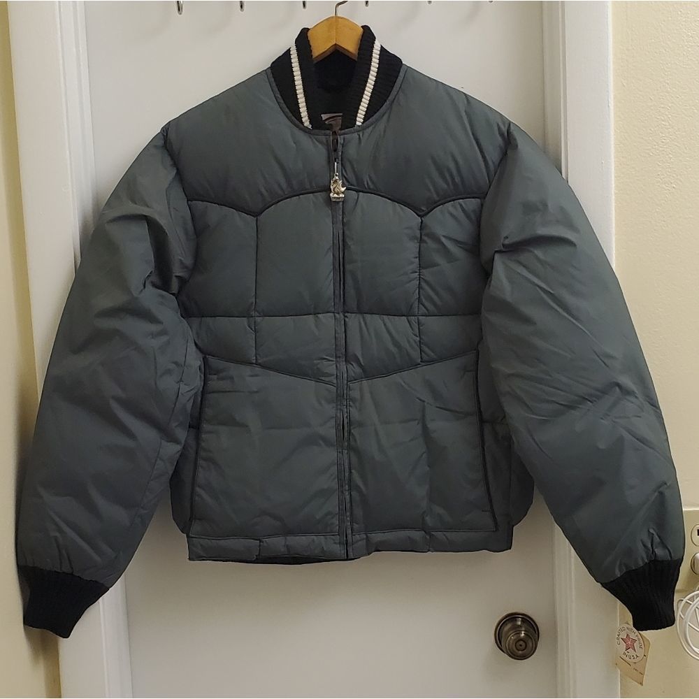 🤩New with tags Rare Vintage Comfy down puffer gray jacket size men's S